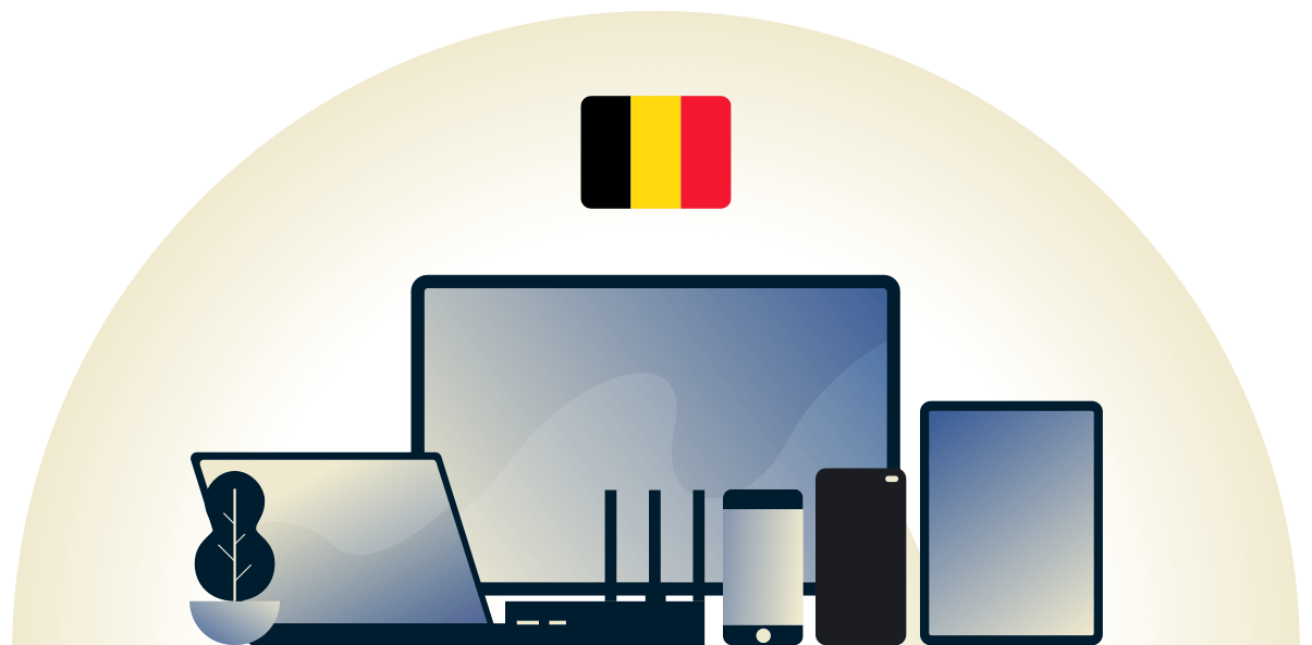 Unser Belgien-VPN schützt eine Vielzahl von Geräten.