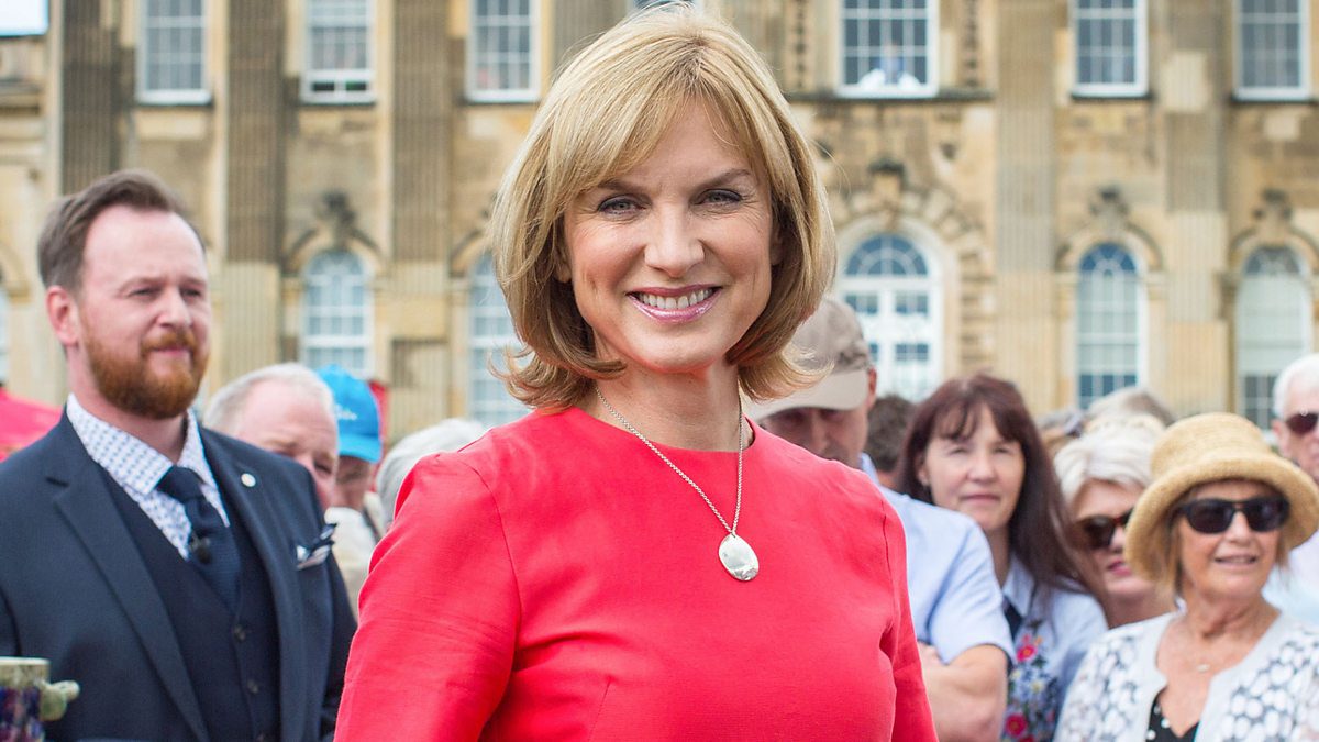 Antiques Roadshow-presentatrice Fiona Bruce